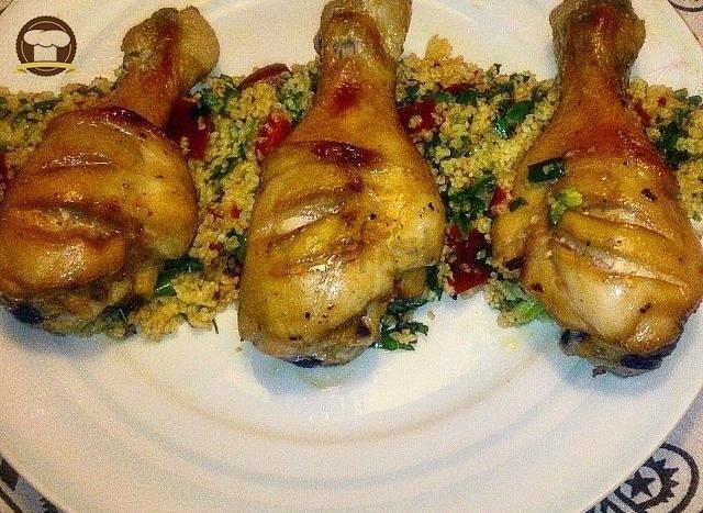 Bal Soslu Tavuk Baget İle Tabule