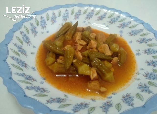 Tavuklu Enfes Bamya Yemeği