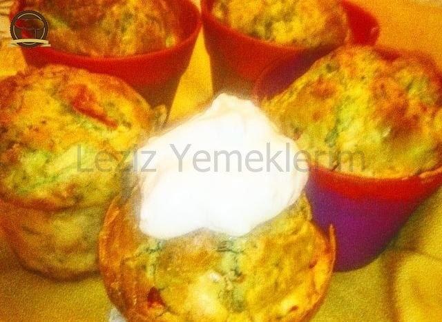 Mantarlı, Kabaklı, Mısırlı Muffin
