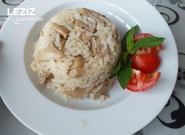 Istiridye Mantarlı Pirinç Pilavı