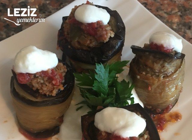 Patlıcanlı Bulgurlu Rulo