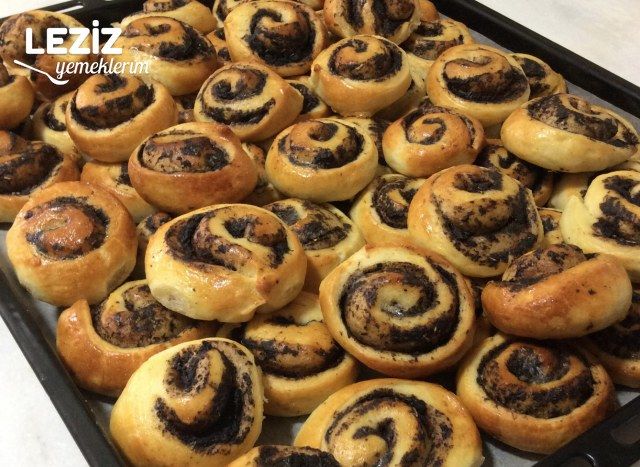Zeytin Ezmeli Gül Poğaça