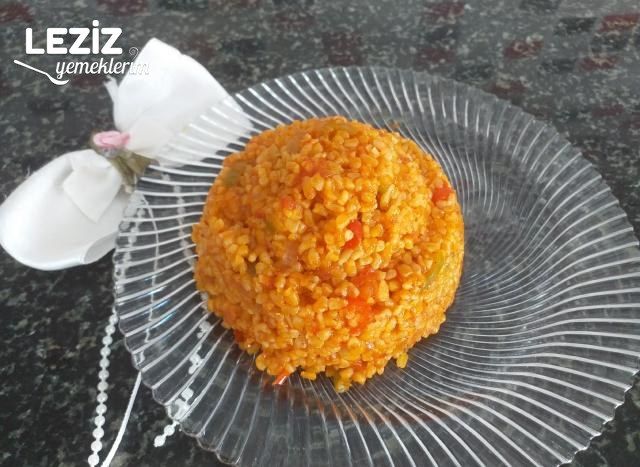 Zeytinyağlı Sebzeli Bulgur Pilavı