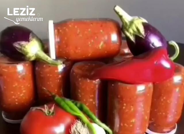 Köz Patlıcanlı Ezme Konservesi