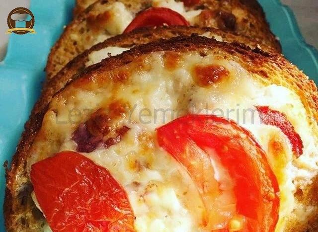 Kahvaltılık Ekmek Pizzası