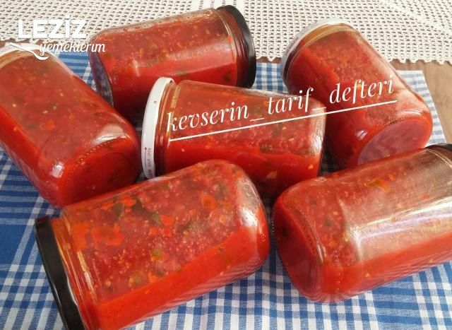 Kavanozlarda Kış İçin Acılı Sos