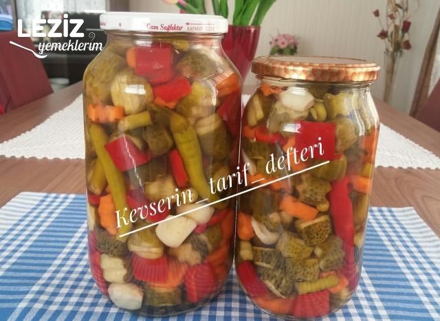 Karışık Doğrama Nefis Turşu Tarifi