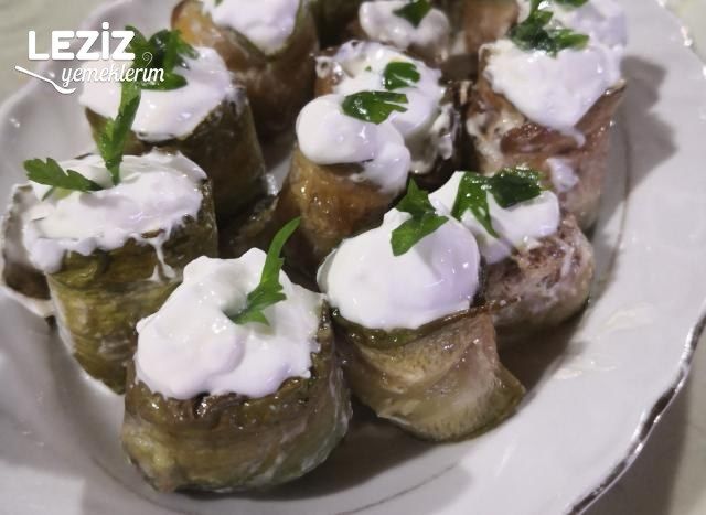 Yoğurtlu Kabak Sarma
