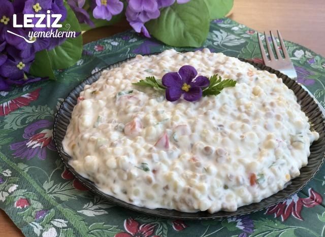 Yoğurtlu Kuskus Salatası Tarifi
