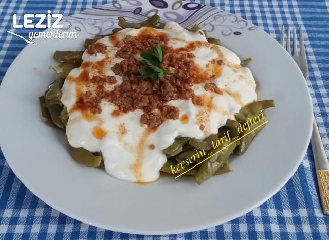 Enfes Kıymalı Taze Fasulye Boranisi