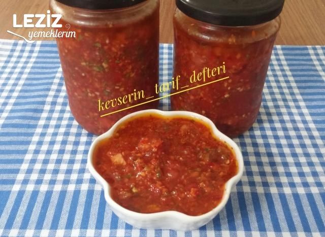 Kışlık Pişirmeden (Çiğden) Acılı Ezme Tarifi