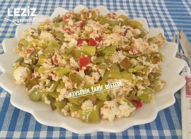 Trakya Usulü Ekşimikli Biber Kavurması