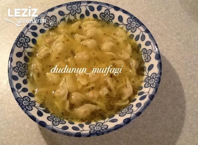 Azerbaycan Mutfağından Düşbere Yemeği (Azerbeycan Mantısı) Tarifi