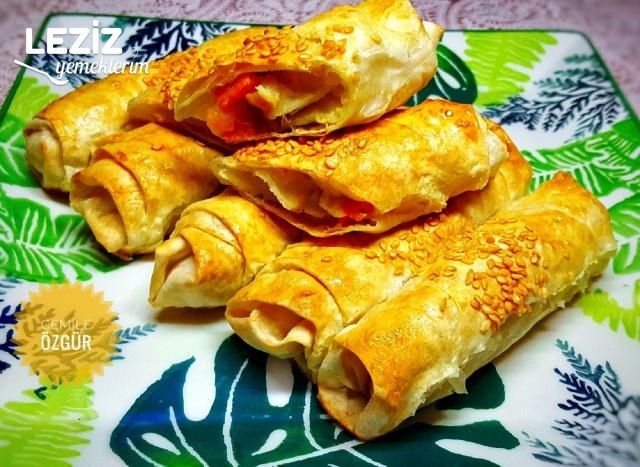 Patatesli Tavuklu Paçanga Böreği
