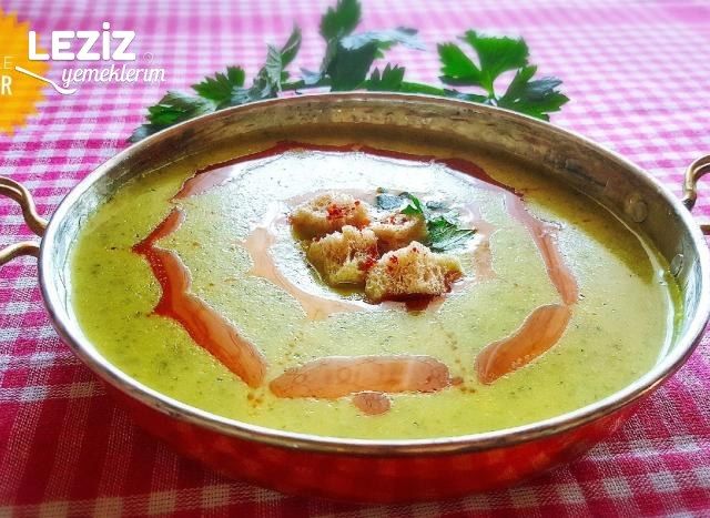 Patatesli Kereviz Sapı Çorbası