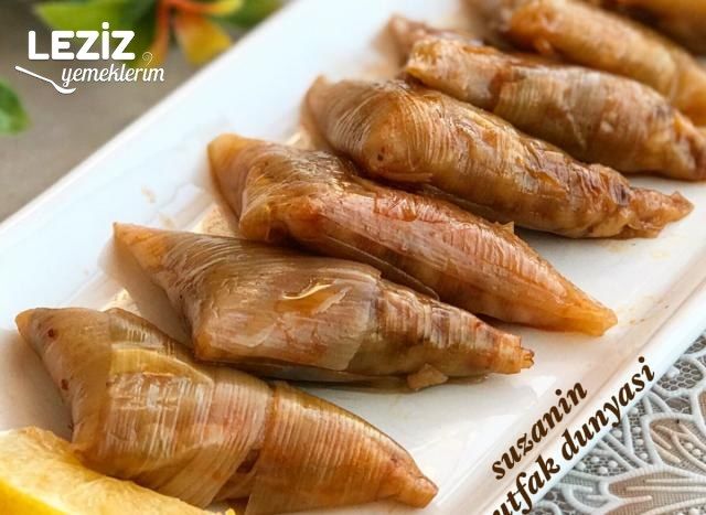 Muska Şeklinde Pırasa Dolması Tarifi