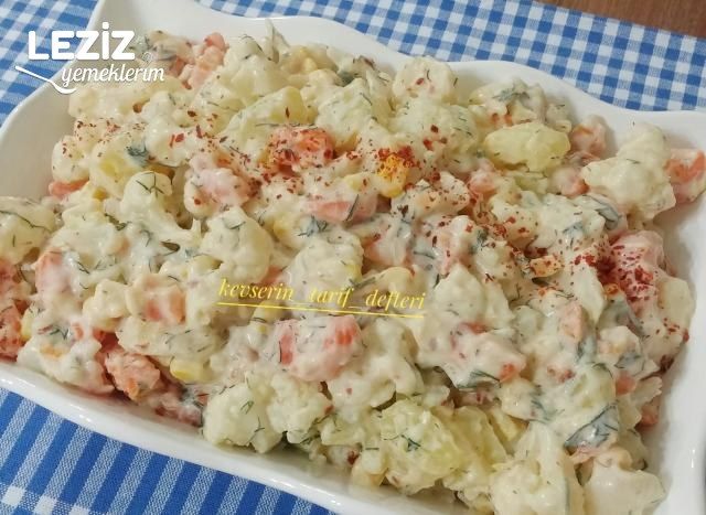 Patatesli Havuçlu Karnabaharlı Salata
