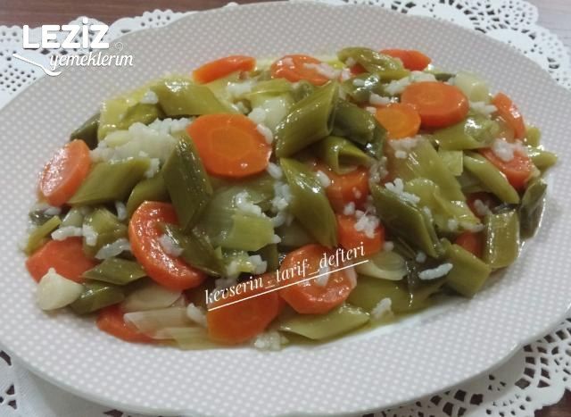 Zeytinyağlı Pırasa Yemeğinin Tarifi