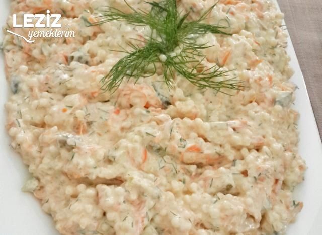 Yoğurtlu Havuçlu Kuskus Salatası Tarifi