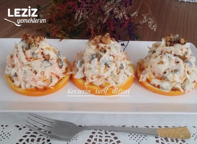 Beyaz Lahanalı Tavuklu Salata