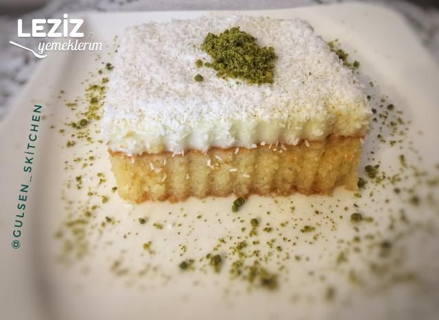 Tam Kıvamında Kremalı Revani Tatlısı