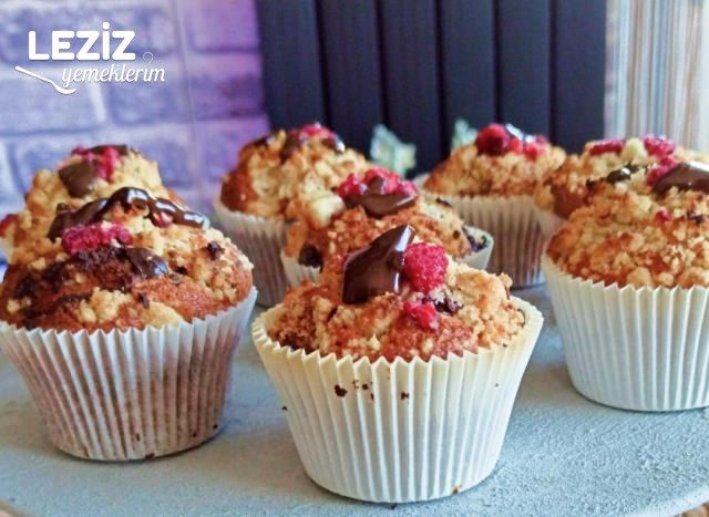 Frambuazlı Portakallı Cupcakeler