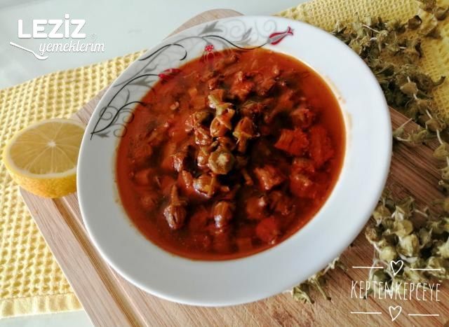 Kuru Çiçek Bamya Çorbası Tarifi