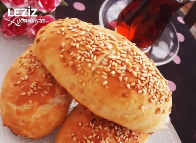 Simit Tadında Zeytinli Poğaça