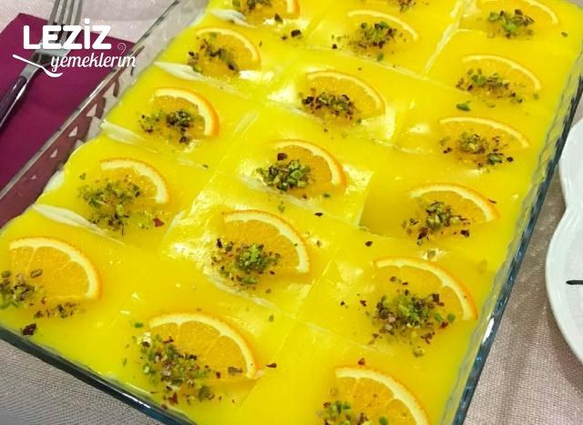 Portakallı Kedidilli Muhallebi