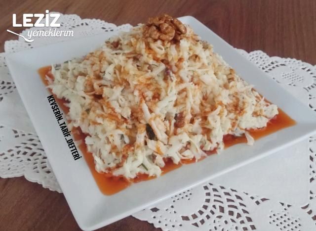 Elmalı Kerevizli Ayvalı Enfes Salata