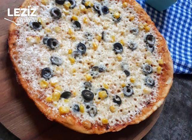 10 Dk Tava Pizzası (Mayalama Yok, Lezzeti Çok)