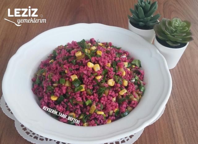 Muhteşem Şalgamlı Bulgur Salatası
