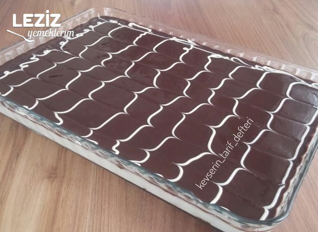 Tiramisu Lezzetinde Enfes Kremalı Kedidilli Tatlısı