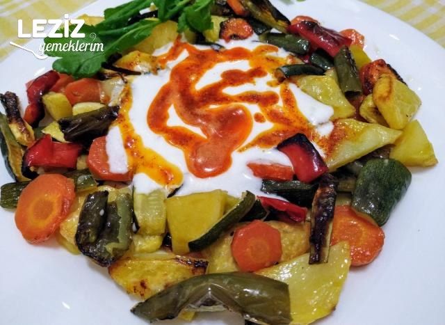 Fırında Sebze Kızartma (Hafif Ve Leziz)