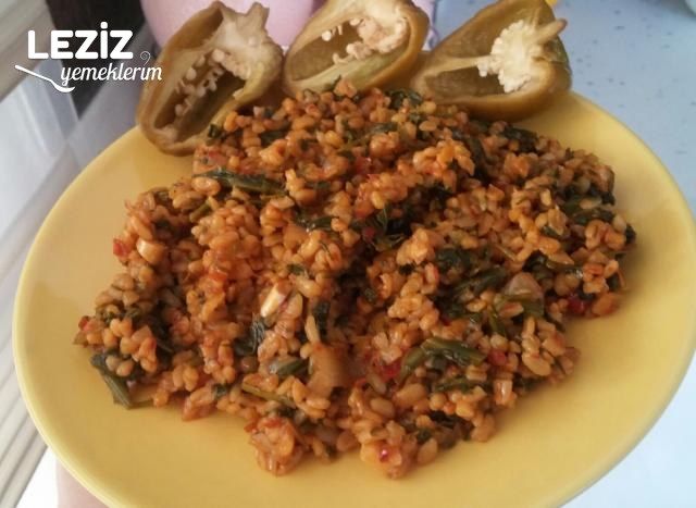 Kuş Ekmeği Otu İle Bulgur Pilavı
