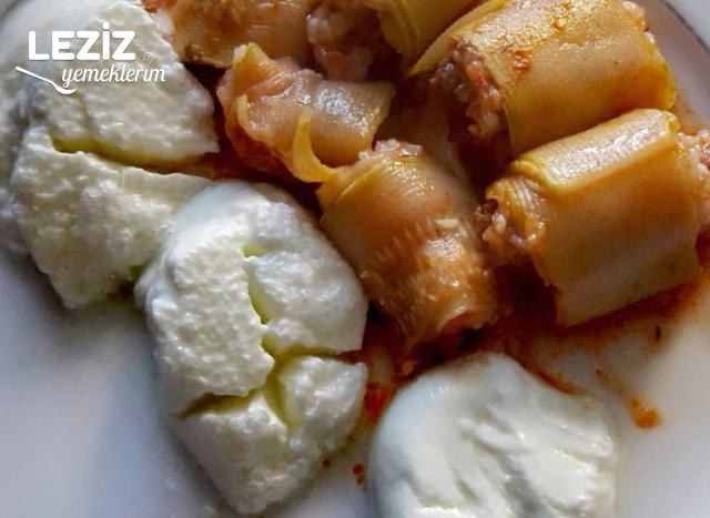 Kıymalı Kabak Sarma Dolma Tarifi