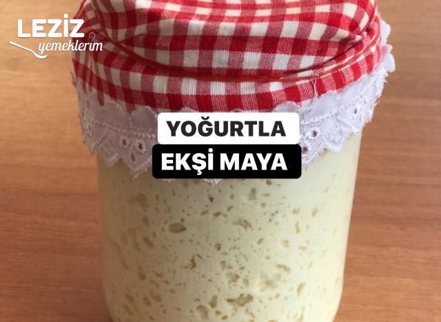 Yoğurtla Ekşi Maya Yapımı