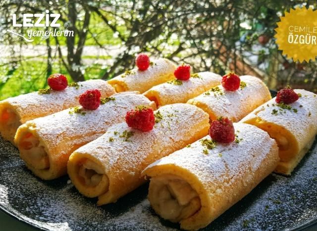 Evde Muzlu Rulo Pasta Yapımı