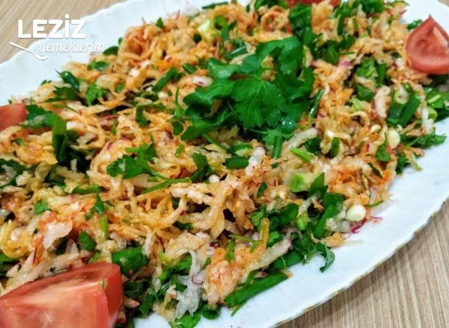 Turp Salatası Tarifi, Nasıl Yapılır