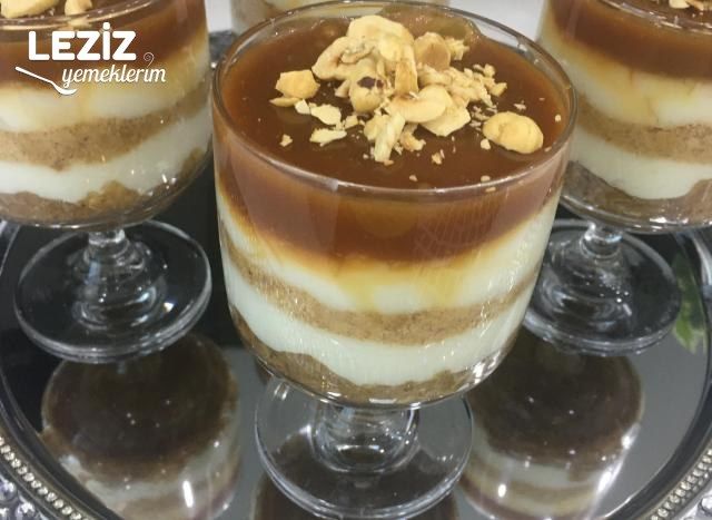 Elmalı Karamelli Sütlü Tatlı