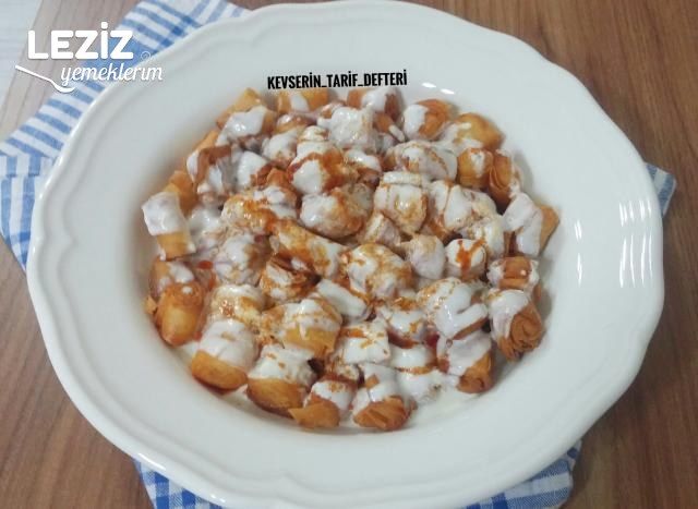 Enfes Şiş Mantısı (Yufka Mantısı) Tarifi