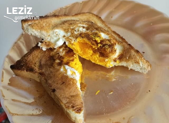 Tost Ekmeğinden Yumurtalı Ekmek Tarifi