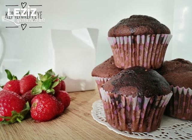 Çok Pratik Kakaolu Muffin Tarifi