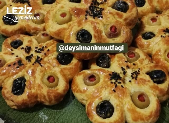 Zeytinli Çiçek Poğaça