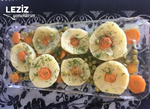 Havuç Göbekli Zeytnyağlı Kereviz (Düğmeli Kereviz)