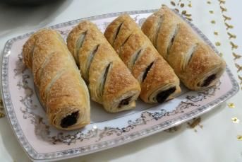 Çikolatalı Rulo Milföyler