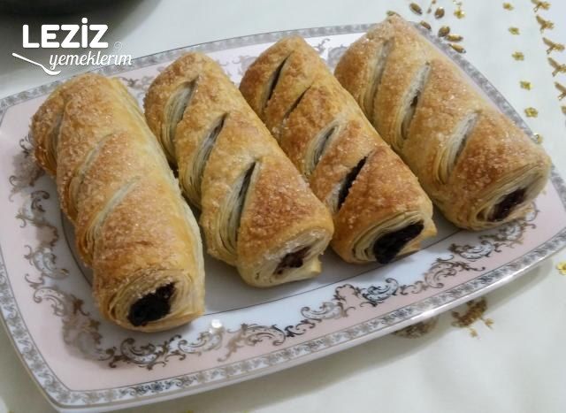 Çikolatalı Rulo Milföyler