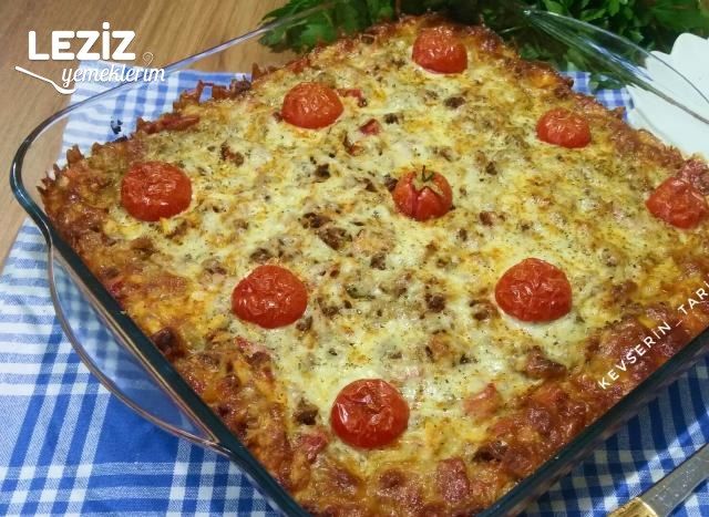 Kıymalı Kaşarlı Şahane Patates Püresi