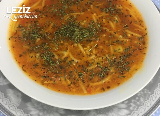 Zerdaçallı Tel Şehriyeli Şifa Çorbası
