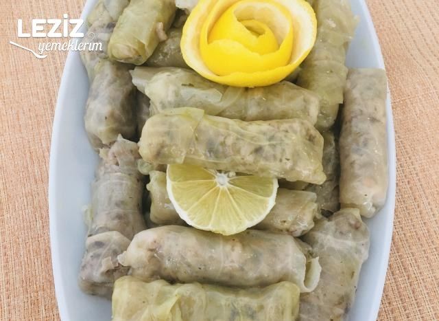 Zeytinyağlı Beyaz Lahana Dolması